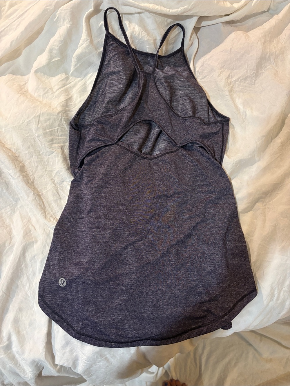 lululemon athletica Heathered Purple Racerback Tank